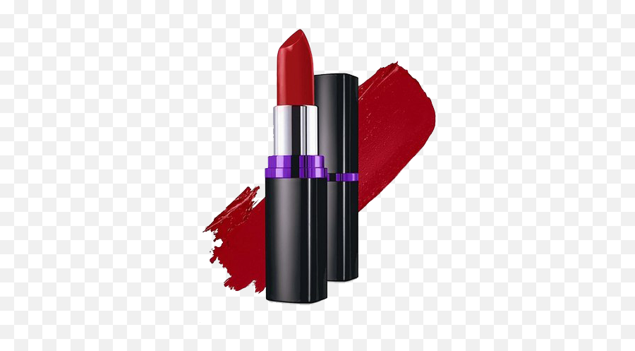 Glossy Red Lipstick Png Clipart - Maybelline Apple Red Lipstick Emoji,Lipstick Clipart
