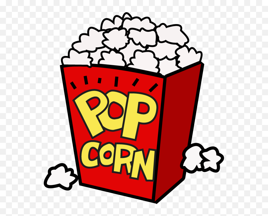 Movie And Popcorn Clipart - Popcorn Clipart Emoji,Popcorn Clipart