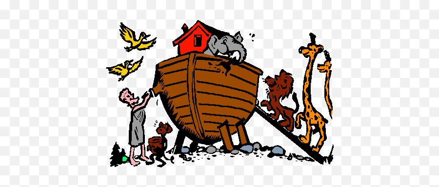 Noah And The Ark Story Clipart - Ark Story Clipart Emoji,Story Clipart