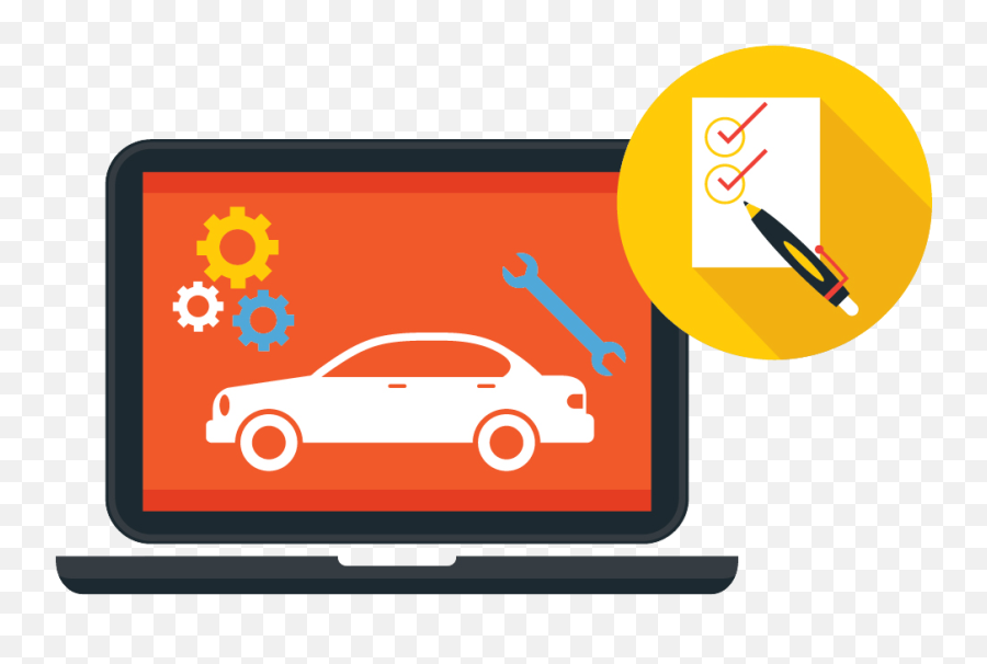 Mechanic Clipart Car Bonnet - Car Check Illustration Png Language Emoji,Mechanic Clipart