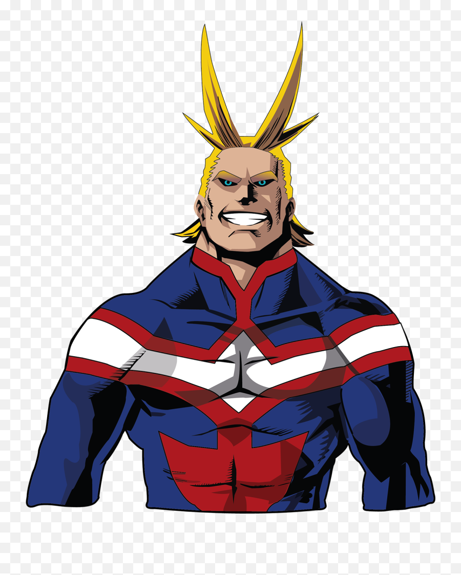 All Might Red Png Transparent Png Image - Transparent Background Png Clipart All Might Transparent Emoji,All Might Png