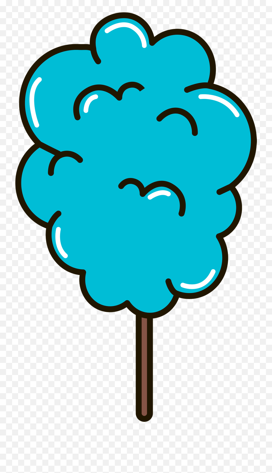 Cotton Candy Clipart - Drawing Emoji,Cotton Candy Clipart