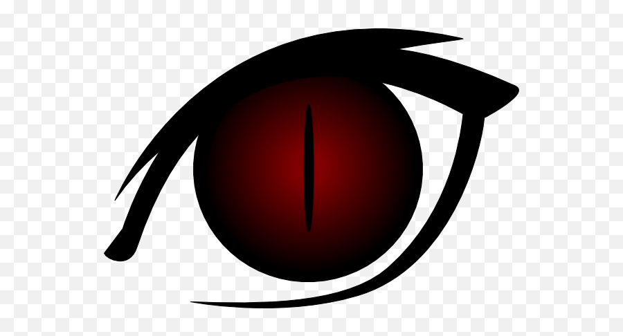 Anime Eye Clip Art At Clkercom - Vector Clip Art Online Red Anime Eye Png Emoji,Anime Eyes Transparent