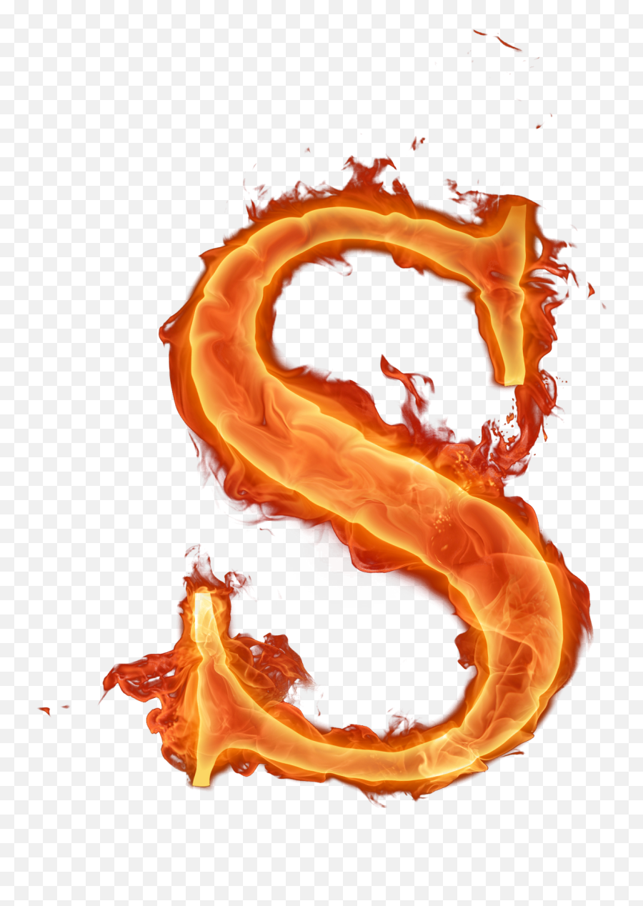 Image Download Letras Png Fogo Chama - S Letter Fire Png Emoji,S Png