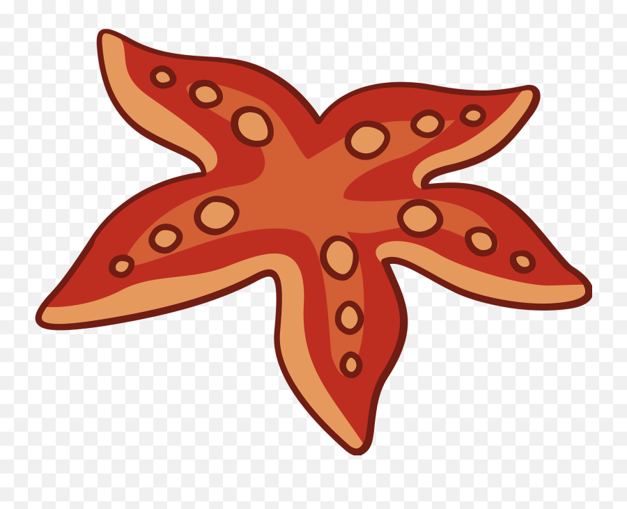 Starfish Clipart Free Download Transparent Png Creazilla - Lovely Emoji,Starfish Clipart