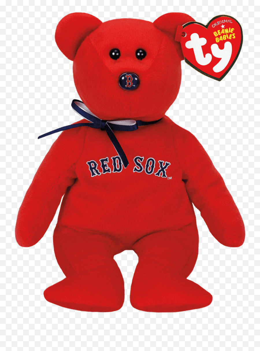 Official - Beanie Babies Emoji,Boston Red Sox Logo