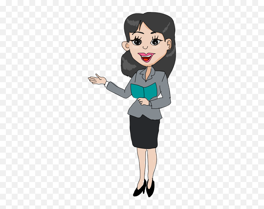 Teacher Animated - Teacher Animated Images Hd Png 300x631 Primary Teacher Teacher Cartoon Png Emoji,Animated Clipart