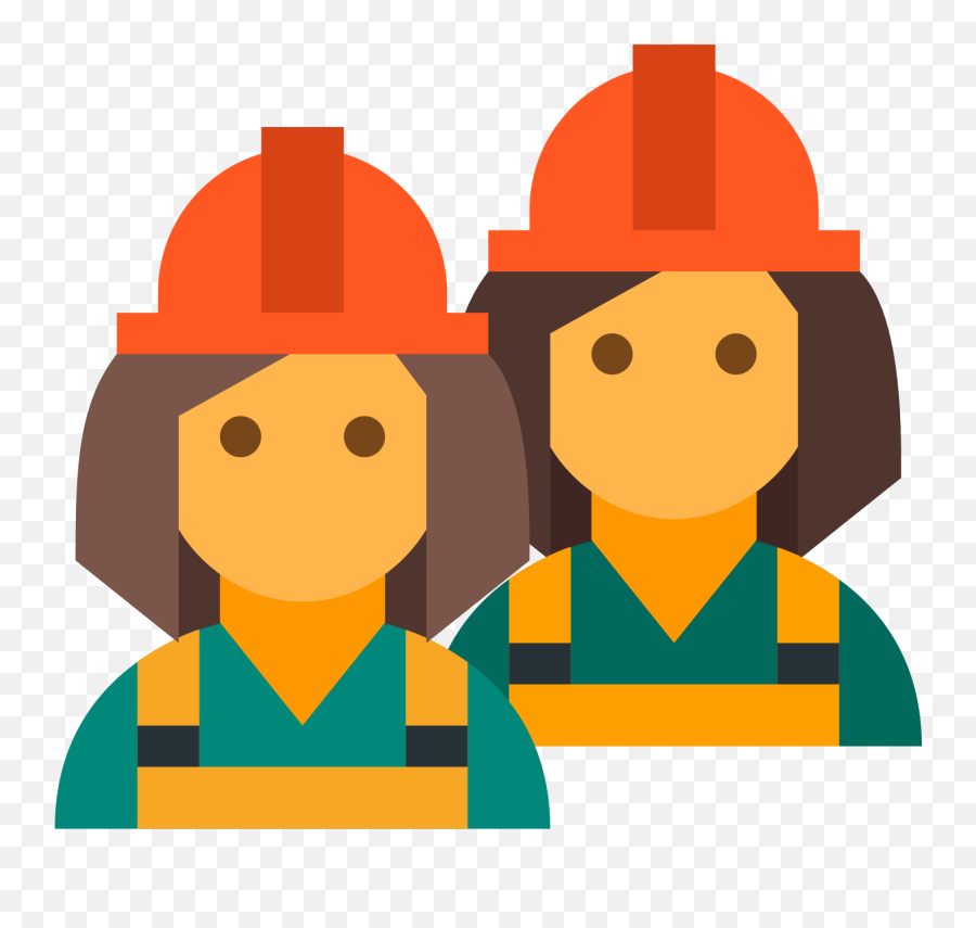 Worker Png - Construction Worker Icon Female Emoji,Worker Clipart