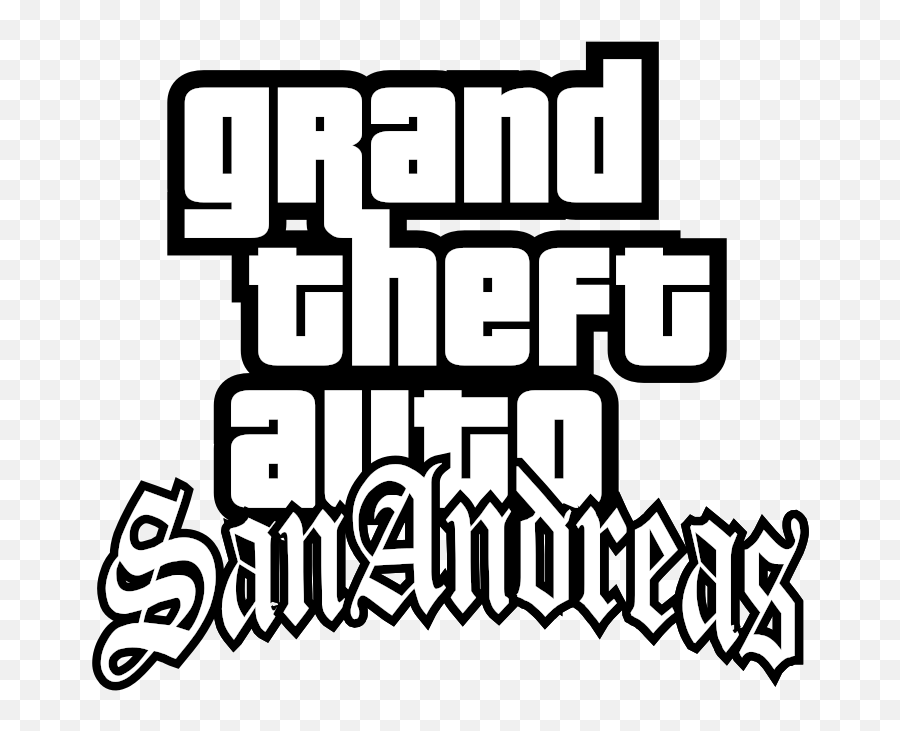 Grand Theft Auto San Andreas Logo Hd Png Download - Full Gta San Andreas Logo Hd Emoji,Grand Theft Auto Logo