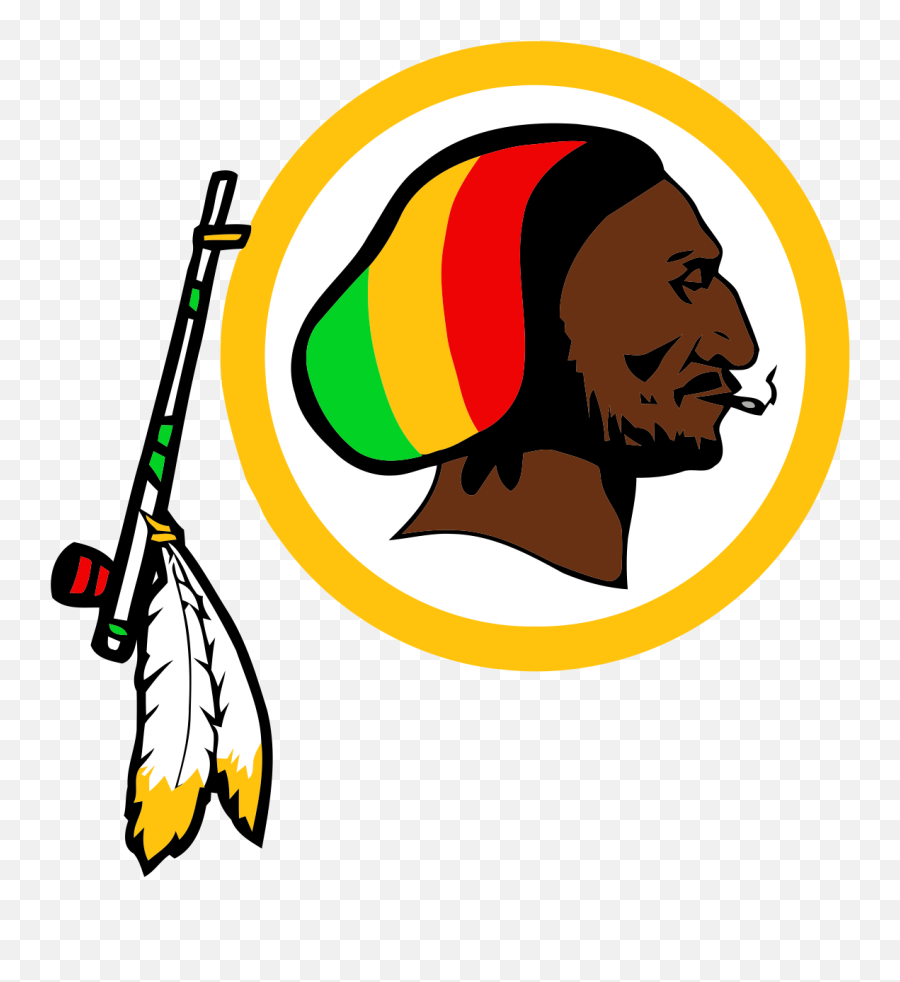 Washington Redskins Smoking Weed Logo - Washington Redskins Primary Logo Emoji,Weed Logos