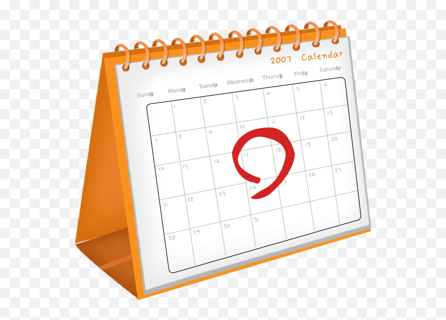 Calendar Date Clip Art At Clker - Png Emoji,Date Clipart