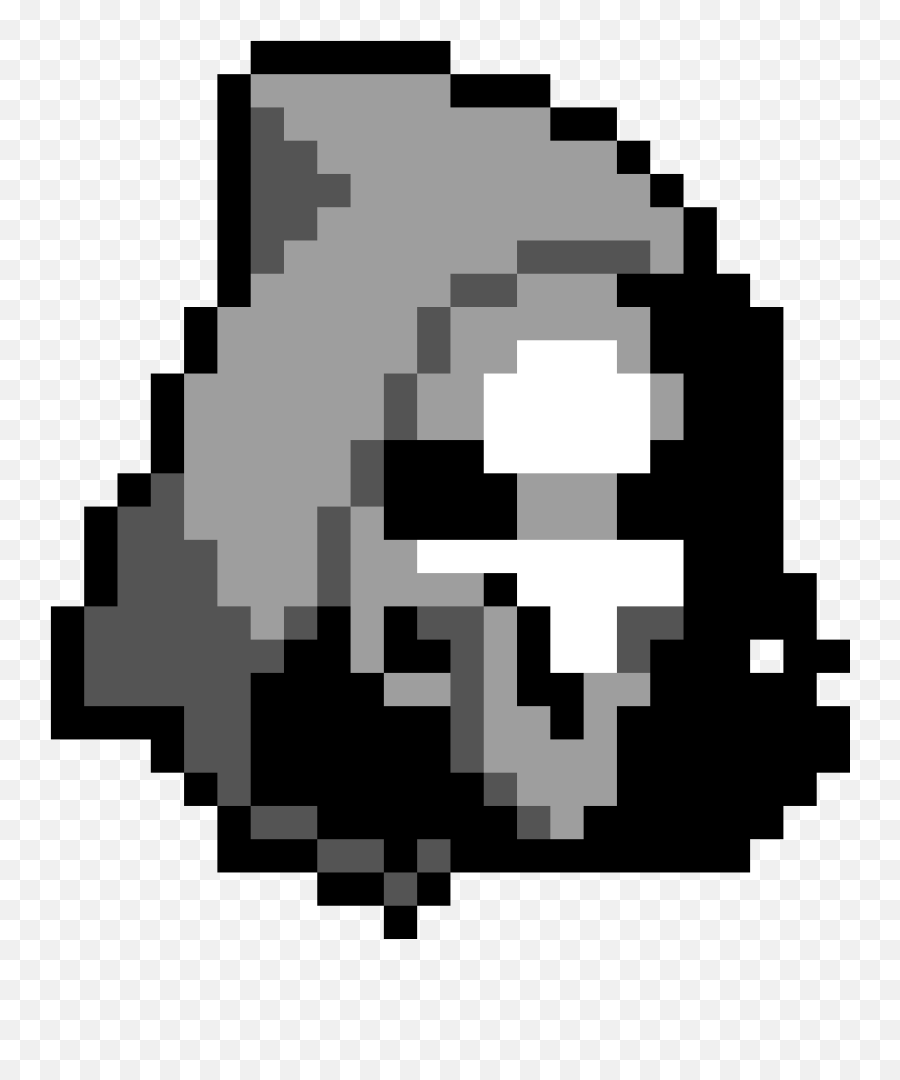 Grim Reaper Skin Minecraft Png High - Quality Image Png Arts Overwatch Reaper Pixel Art Grid Emoji,Minecraft Clipart Black And White