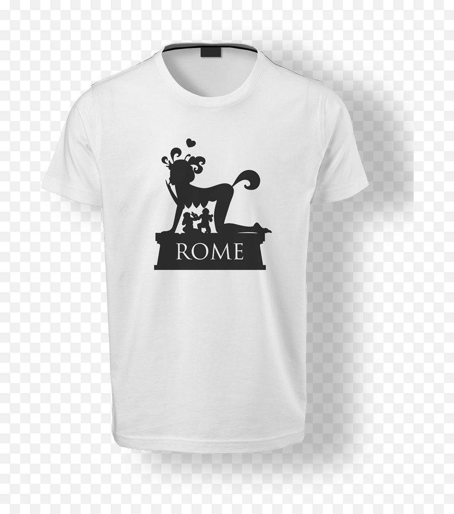 Dolceq Rome Tee Emoji,White Tshirt Png