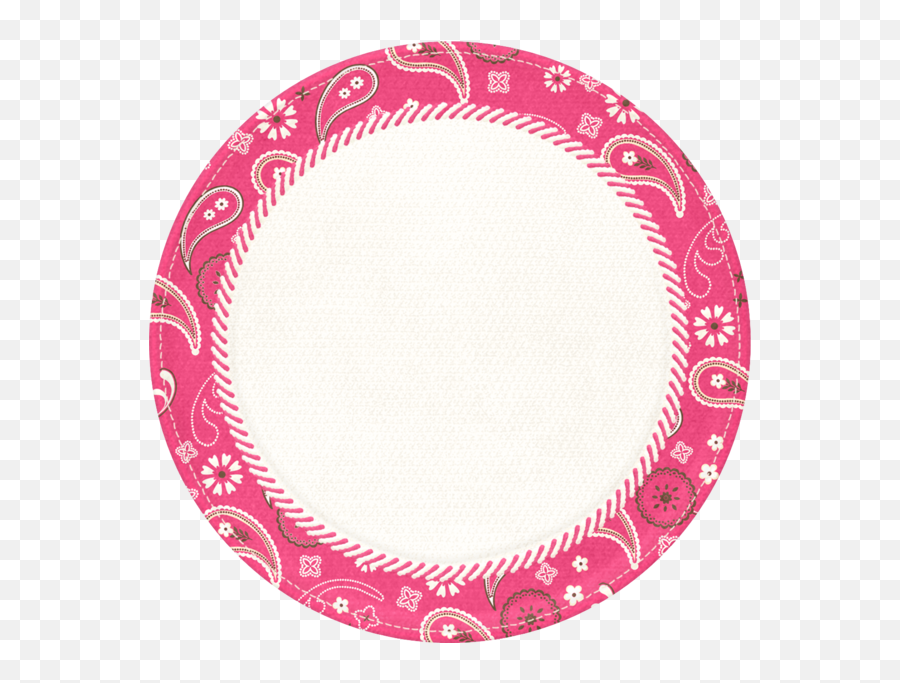 Disk Frame Clipart Western Theme Scrapbook Embellishments - Serving Tray Emoji,Plate Clipart