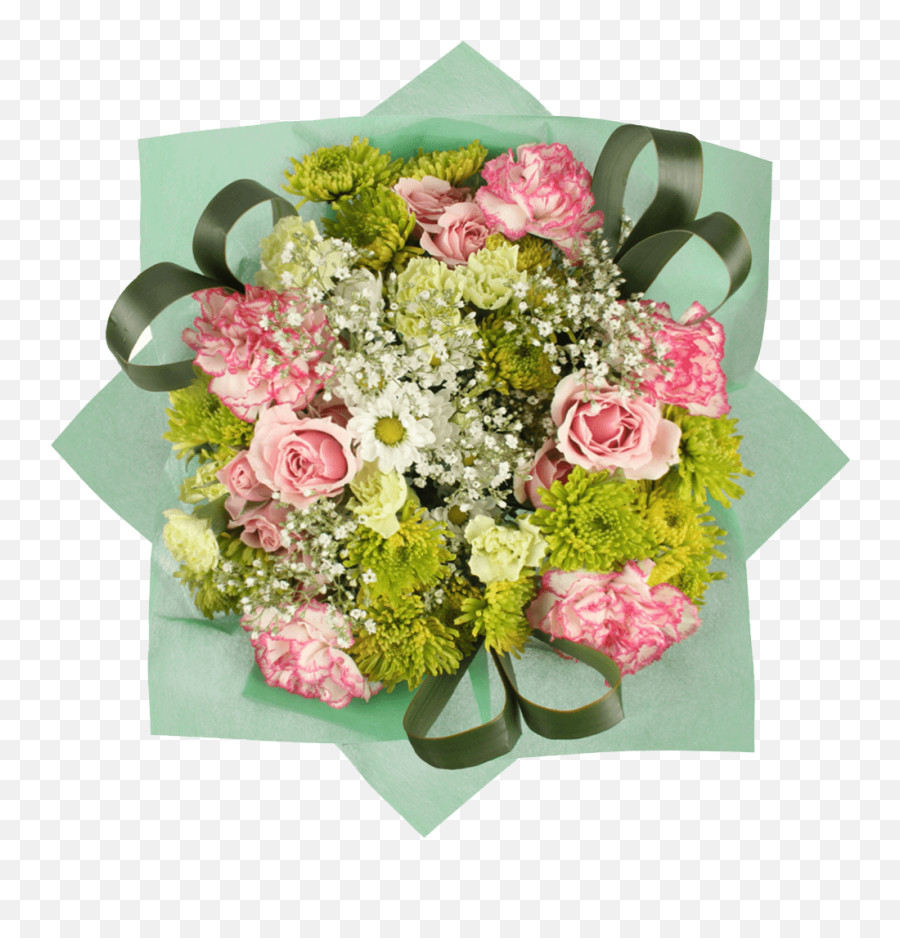 Flowers For Mother Day Pink Spray Roses Carnations Greenery Emoji,Pink Superwoman Logo