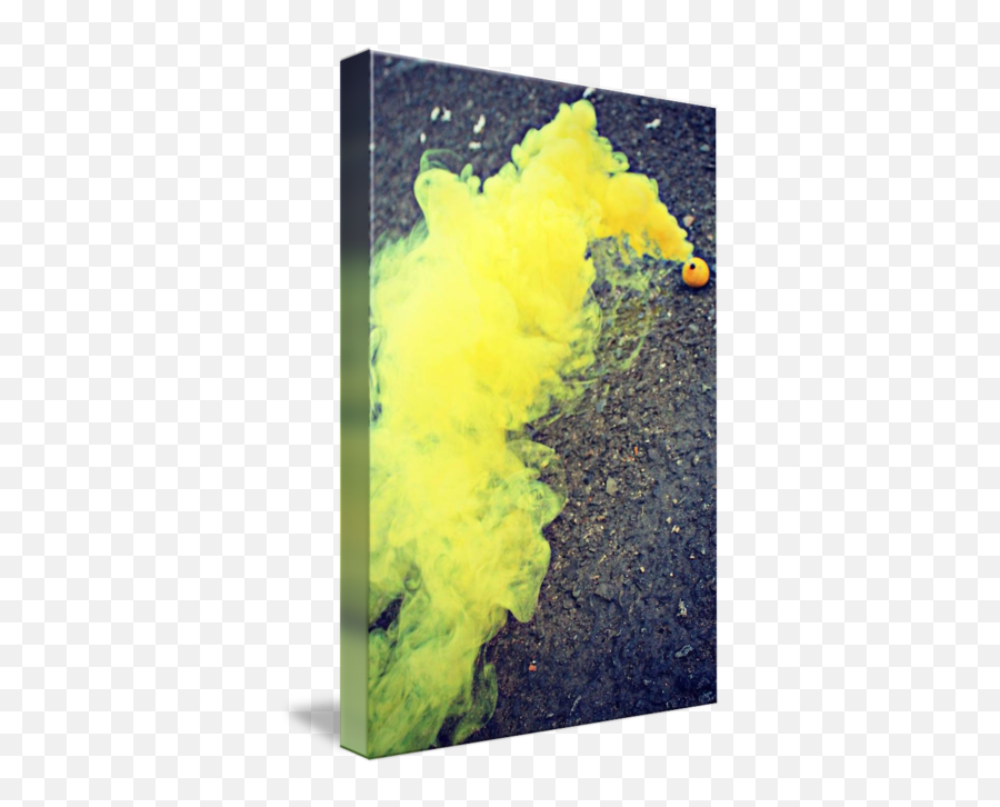 Smoke Bombs In Yellow By Christina Hedrick Emoji,Yellow Smoke Png