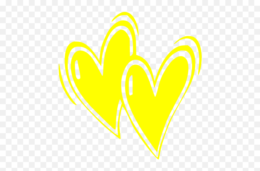 Yellow Heart 20 Icon - Free Yellow Heart Icons Emoji,Yellow Heart Png