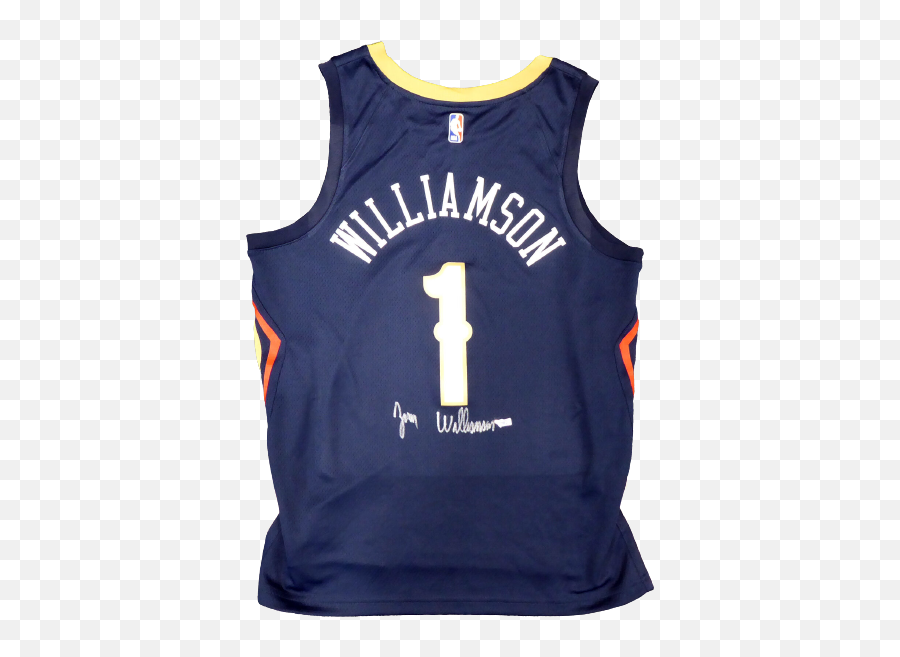 Zion Williamson New Orleans Pelicans Signed Nike Swingman Jersey Size Xl 185679 Fan Coa Emoji,New Orleans Pelicans Logo Png