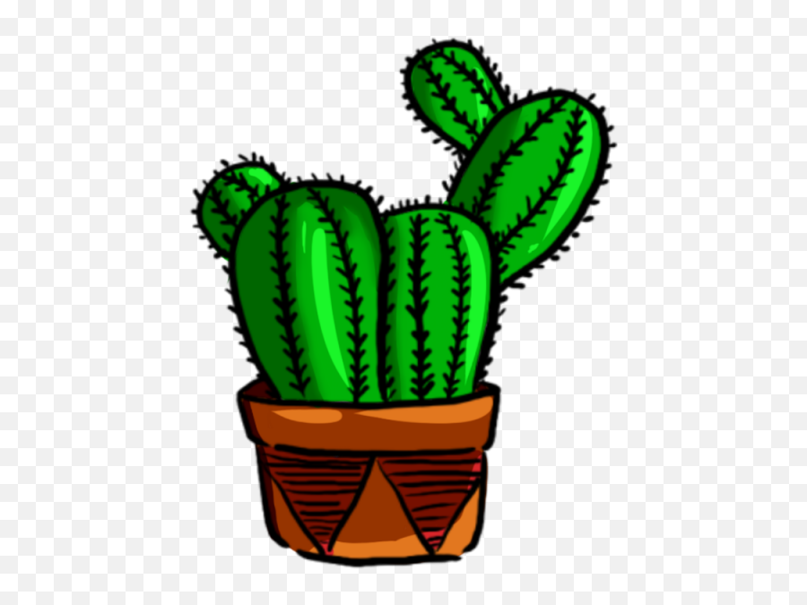 Clipart Banner Cactus Clipart Banner Cactus Transparent - Kaktus Clipart Emoji,Cactus Clipart