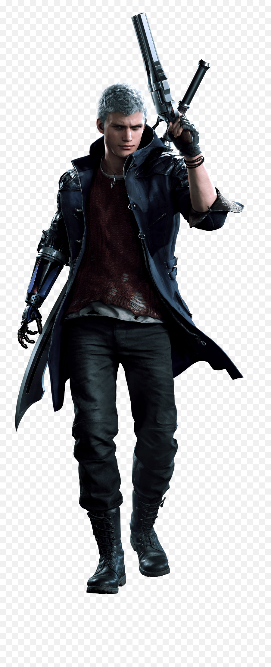 Nero Characters - Devil May Cry 5 Nero Png Emoji,Devil May Cry Logo
