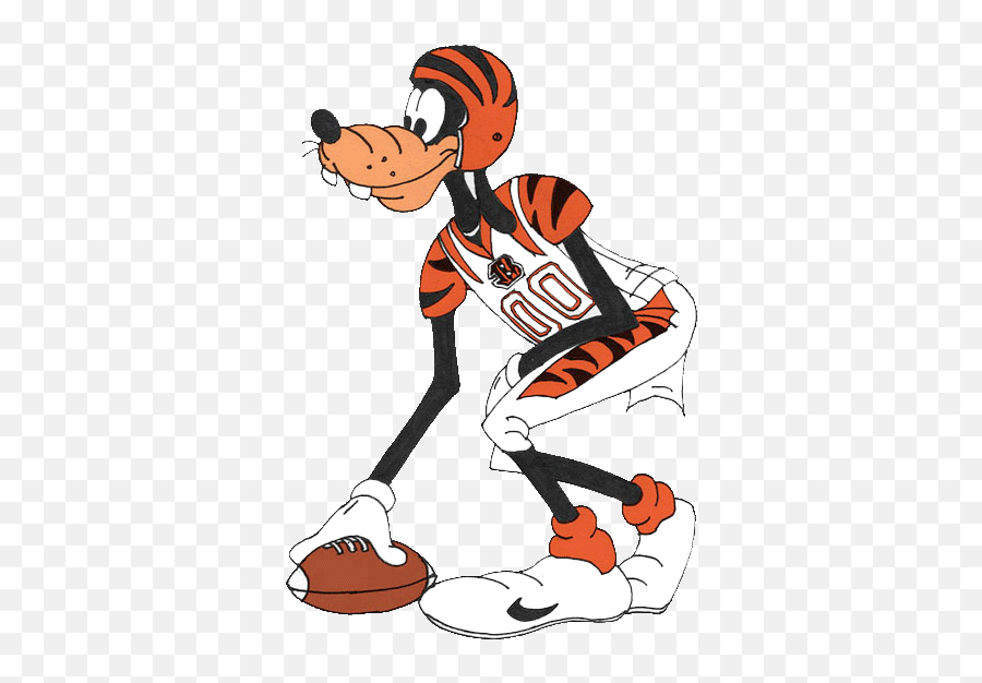 Goofy Sports Clipart - Clipartsco Cincinnati Bengals Disney Logo Emoji,Goofy Clipart