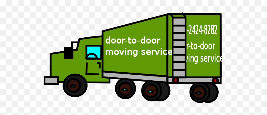 Closed Moving Truck - Moving Truck Clipart Emoji,Moving Truck Clipart
