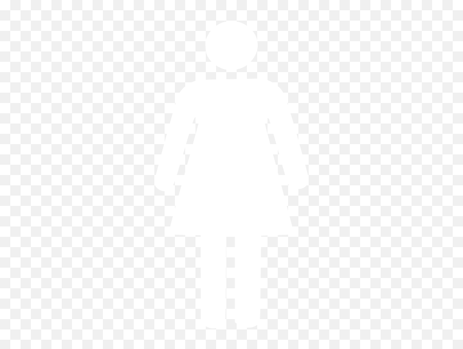 Restroom Woman - White Female Bathroom Symbol Emoji,Restroom Clipart