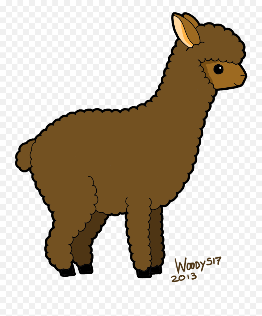 Alpaca Drawing Llama Cartoon Clip Art - Alpaca Png Download Transparent Alpaca Clipart Emoji,Llama Clipart Free