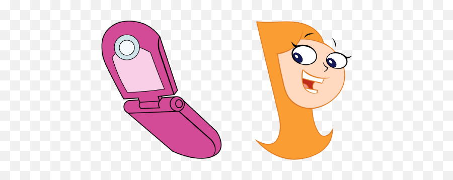 Phineas And Ferb Candace Flynn Cursor - Candace Flynn Phone Emoji,Phineas And Ferb Logo