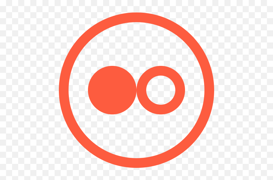Flickr Hosting Image Logo Service - Dot Emoji,Flickr Logo