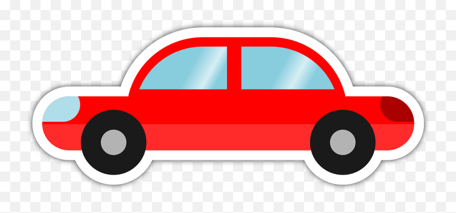 Car Sticker Cartoon Toy - La Burla Emoji,Toy Car Png