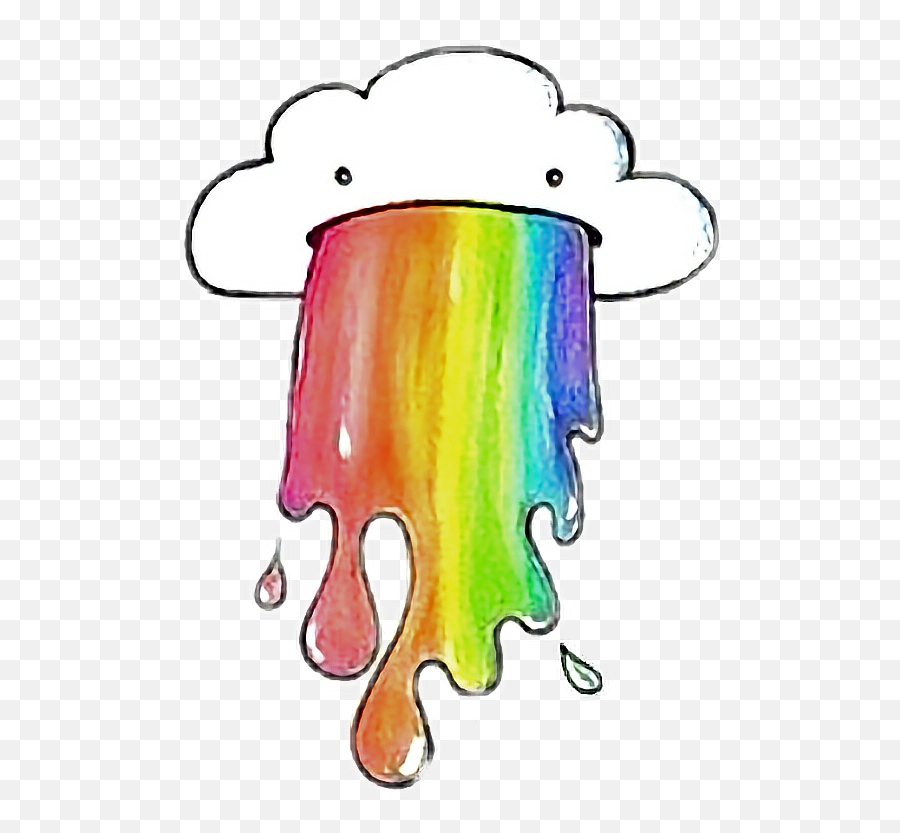 Cute Png Tumblr - Tumblr Cloud Rainbow Cute Hd Png Download Emoji,Cute Tumblr Transparent