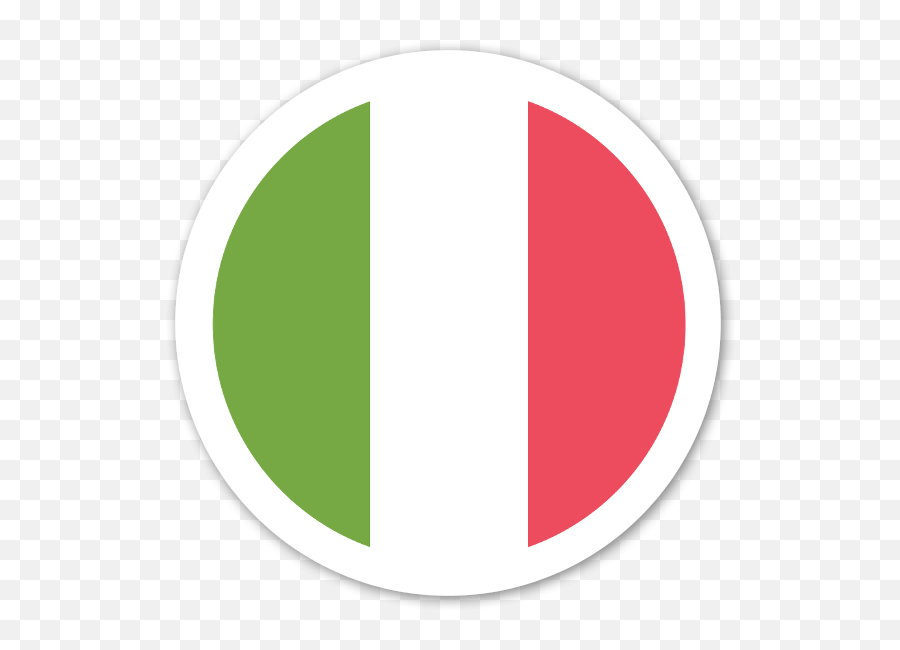 Italian Flag Circle Png Transparent Png Emoji,Italy Flag Png