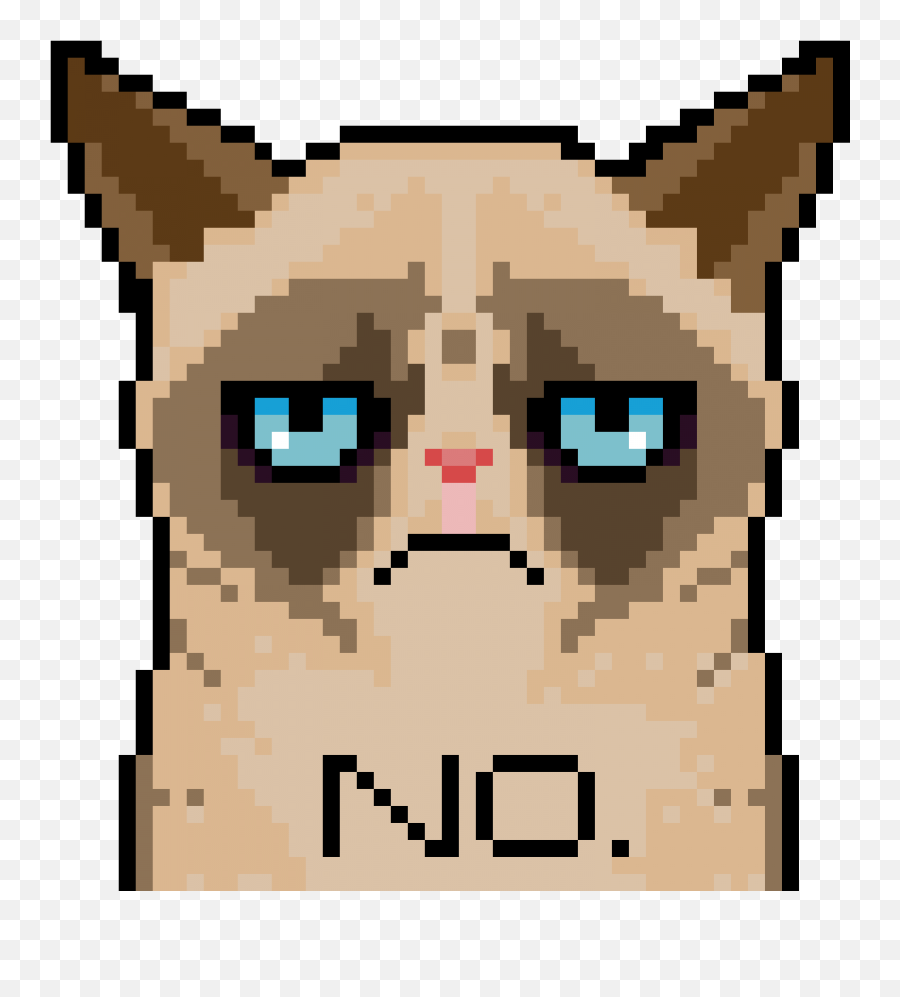 Grumpy Cat Pixel Emoji,Grumpy Cat Clipart