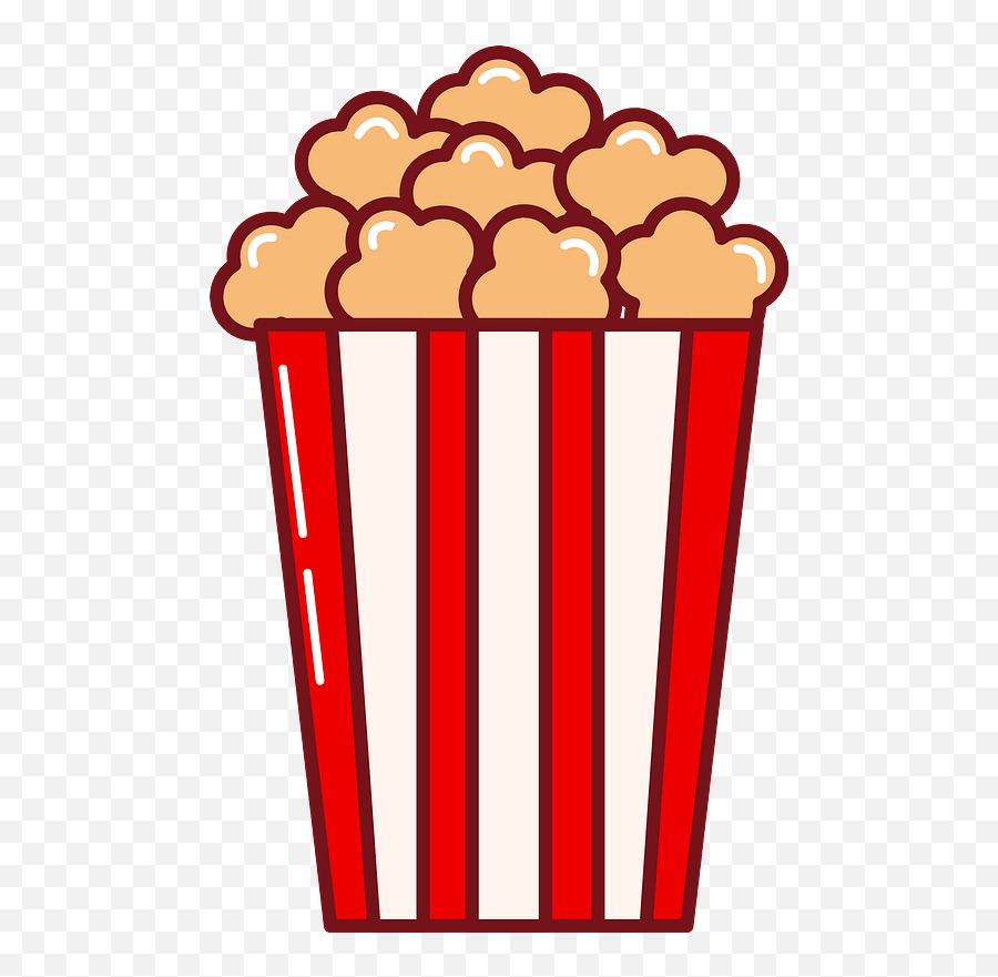 Popcorn Clipart - Popcorn Clipart Emoji,Popcorn Clipart