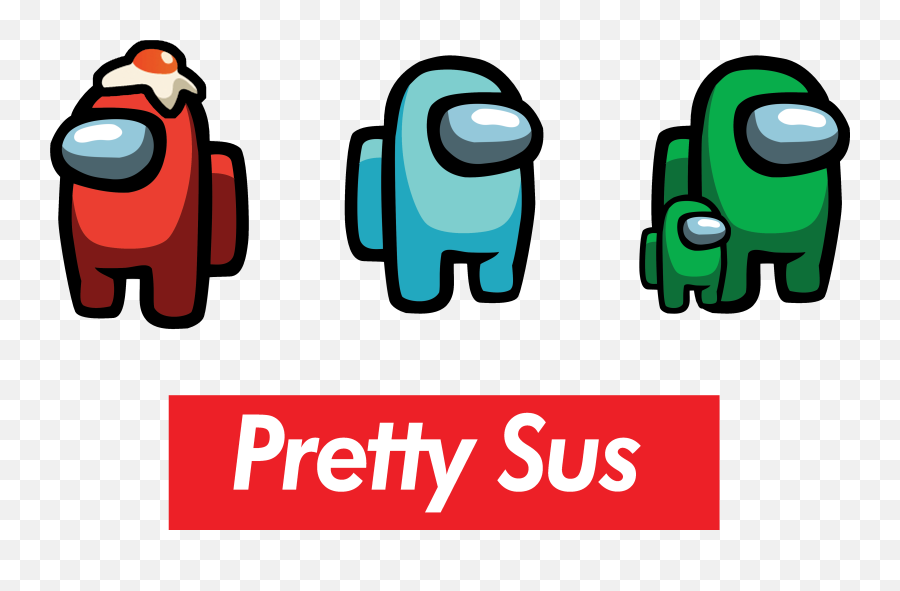 Pretty Sus - Among Us Memes English Emoji,Gaming Logos