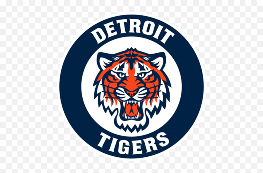 Detroit Tigers - Detroit Tiger Logo Vector Clipart Full Detroit Tigers Png Emoji,Detroit Lions Logo