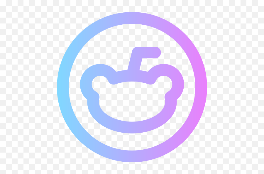 Reddit - Purple Reddit Logo Emoji,Reddit Logo Transparent