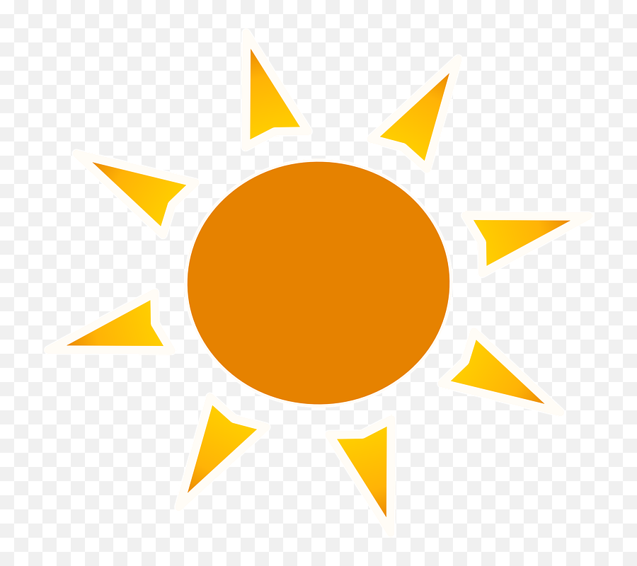 Sun Logo Clip Art At Clker - Dot Emoji,Sun Logo