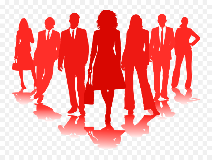 Group Of People Png - Business People Shadows Of Business Blue Business People Silhouette Png Emoji,Group Of People Png