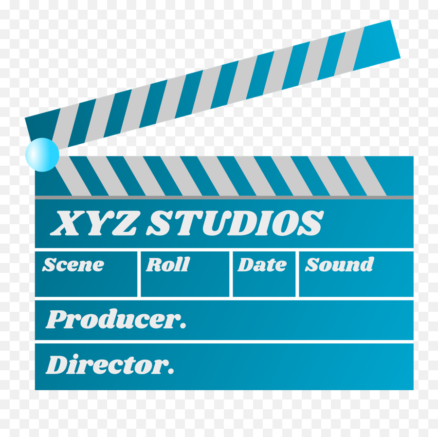 Clapperboard Movies Film - Blue Movie Clapboard Emoji,Clapboard Png