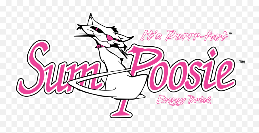 Sum Poosie Energy Drink - Language Emoji,Energy Drinks Logo