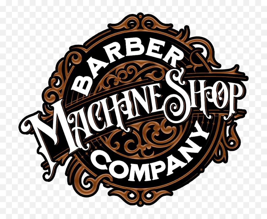 A Traditional Barbershop Emoji,Machine Shop Logo