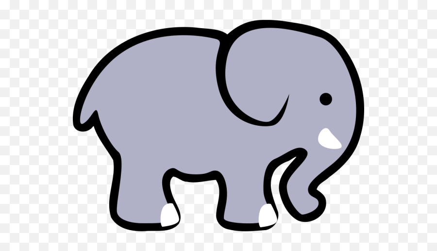 Elephant Png Svg Clip Art For Web - Download Clip Art Png Simple Cute Elephant Clipart Emoji,Elephant Png