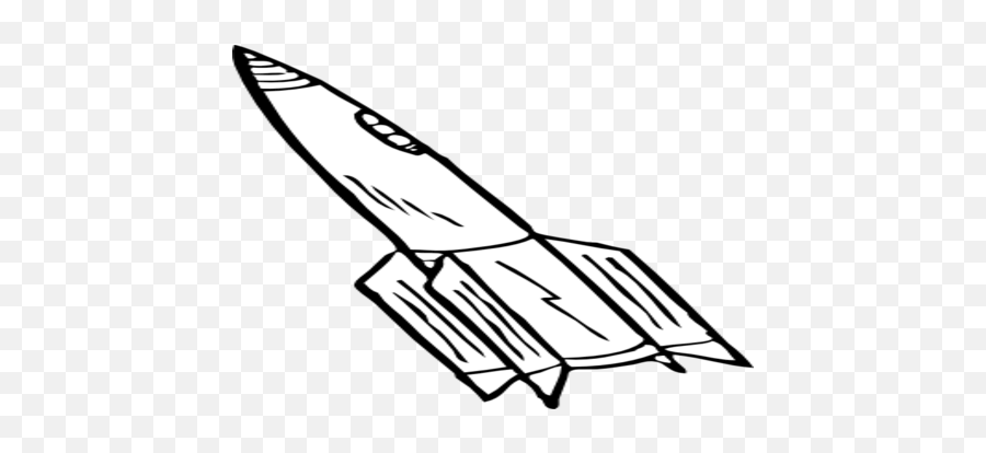 Coloring Trend Medium Size Spaceship Clip Art Rocketship - Missile Clipart Black And White Emoji,Rocketship Clipart