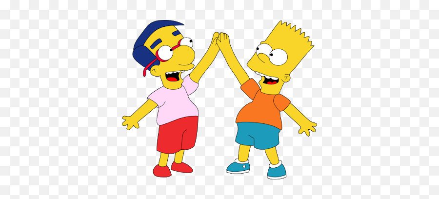 Ami De Bart Simpson Png Image With No Emoji,Friends Transparent