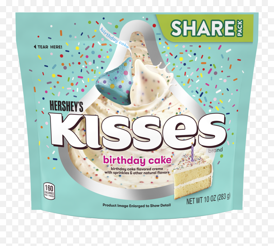 Kisses Birthday Cake Candy 10 Oz Pack Emoji,Hershey Kiss Logo