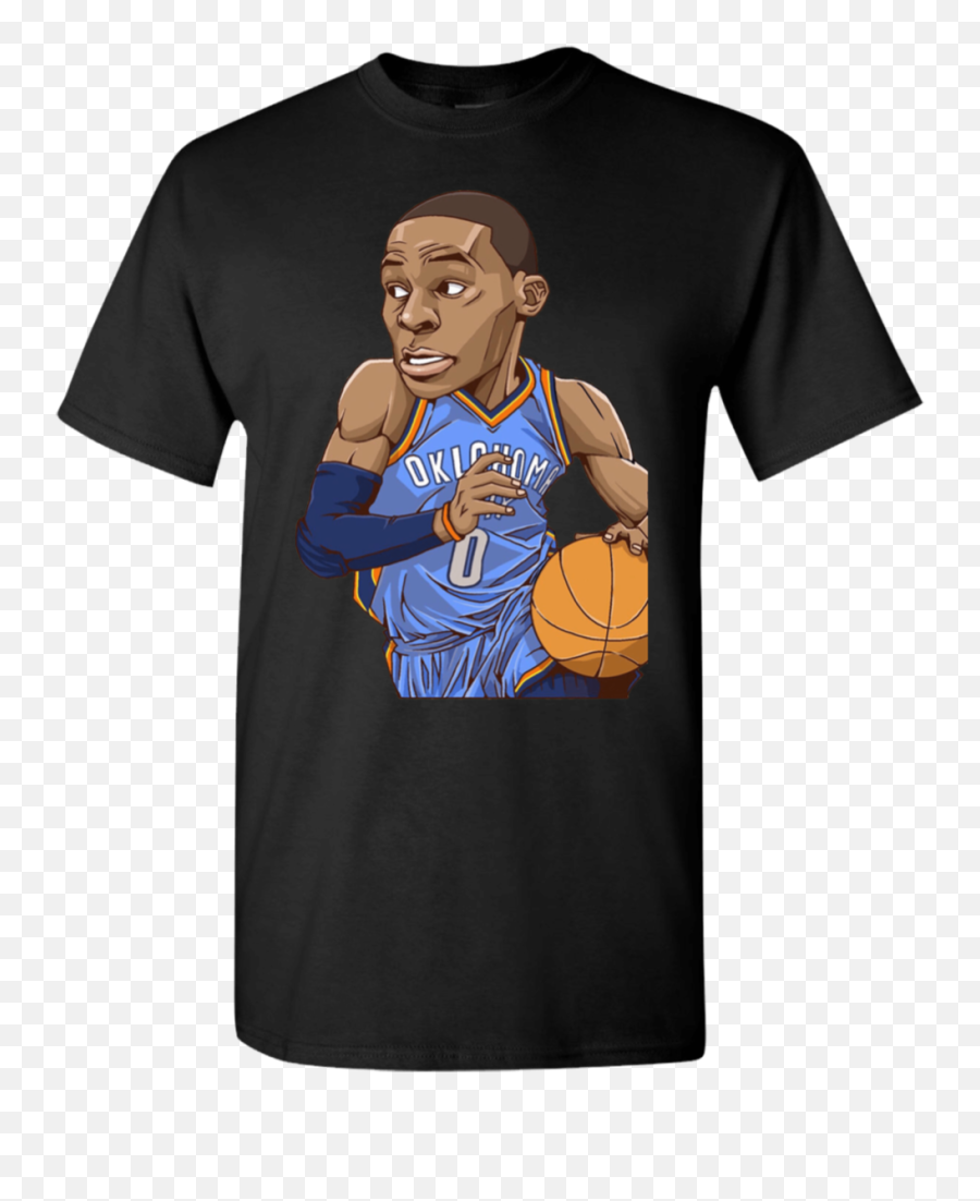 Download Russell Westbrook T Shirt - Shirt Full Size Png Emoji,Russell Westbrook Transparent