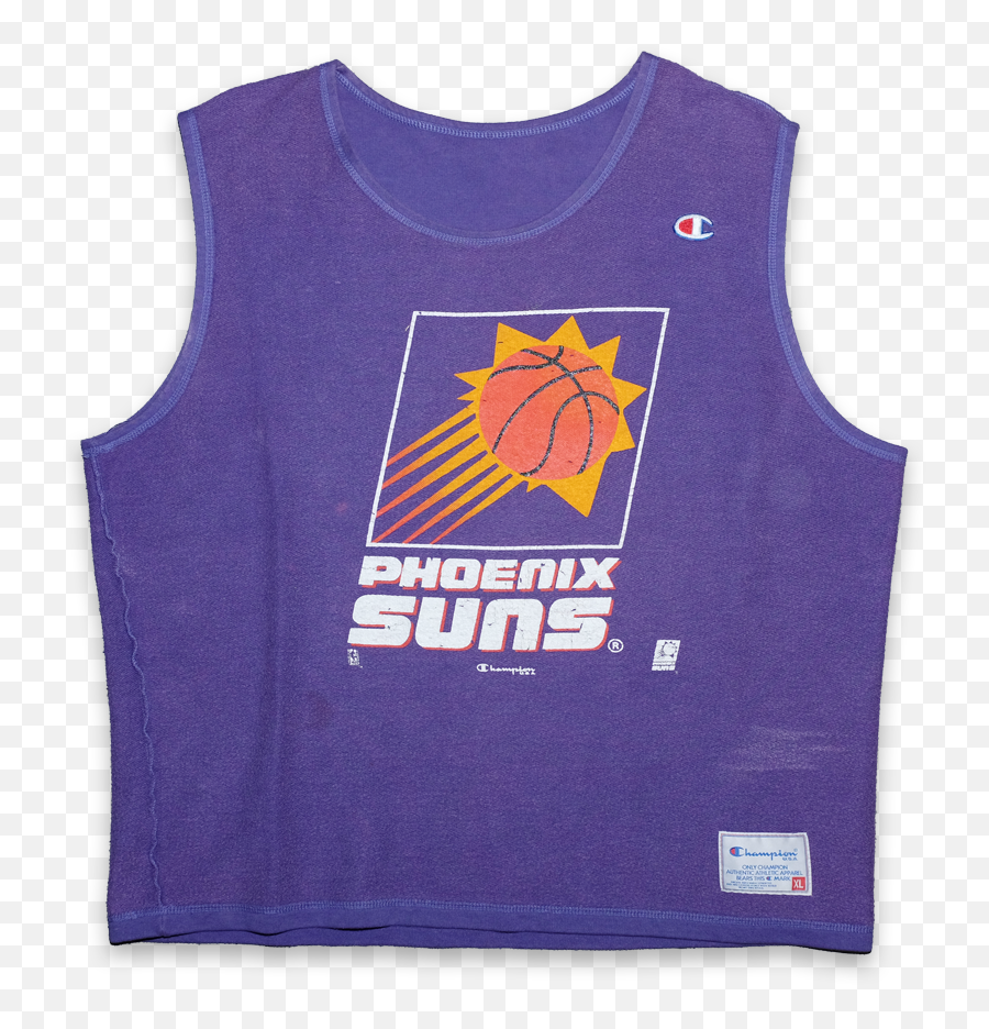 Vintage Champion Phoenix Suns Tanktop Xlarge Double Double - Sleeveless Emoji,Phoenix Suns Logo