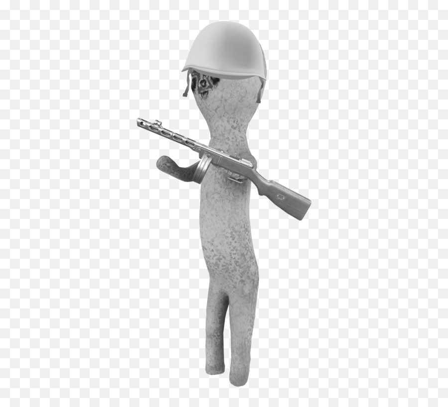Photograph Of An Russian Soldier During Ww2 R Emoji,Scp 173 Png